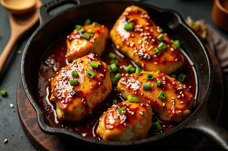 Honey Garlic Chicken Thighs