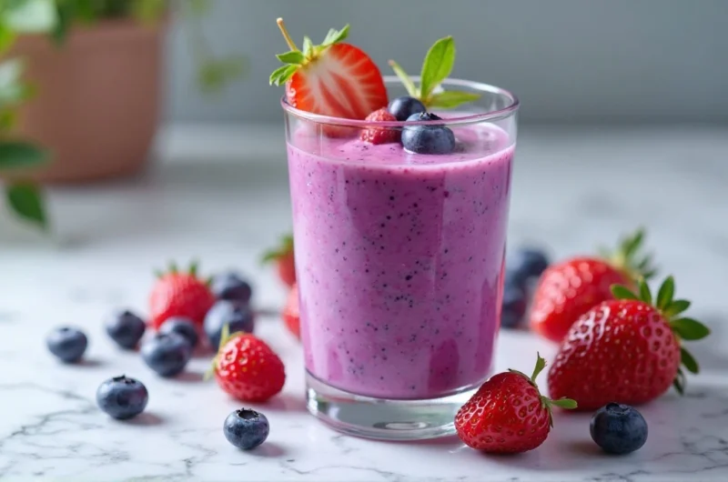 Strawberry Blueberry Smoothie