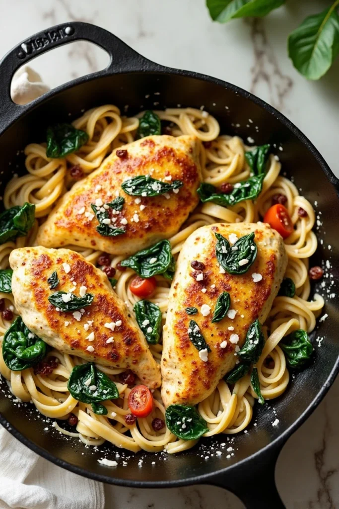 Tuscan Chicken Pasta