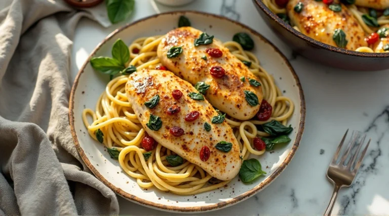 Tuscan Chicken Pasta