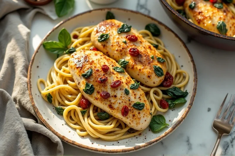 Tuscan Chicken Pasta