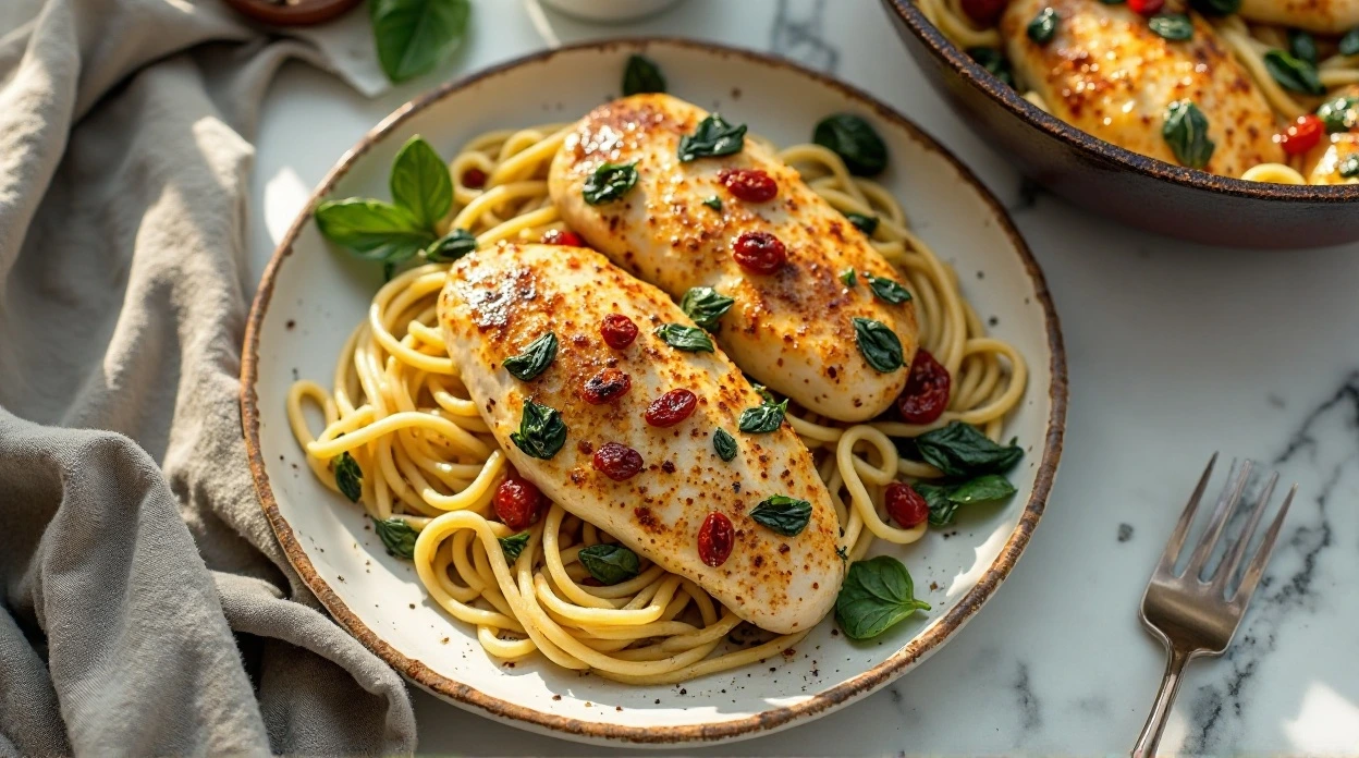 Tuscan Chicken Pasta