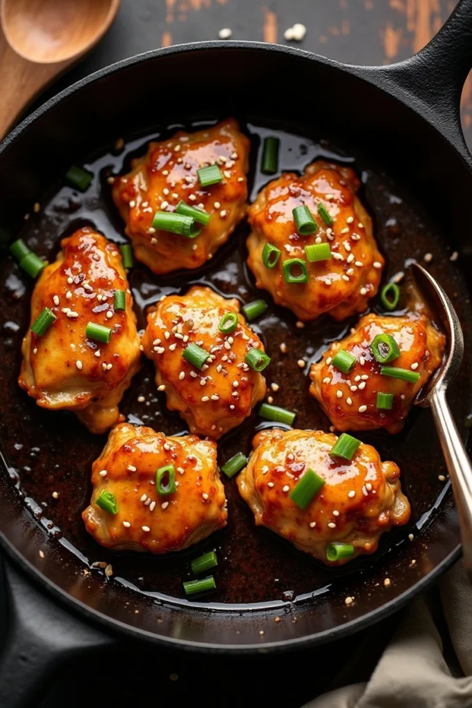 Honey Garlic Chicken Thighs