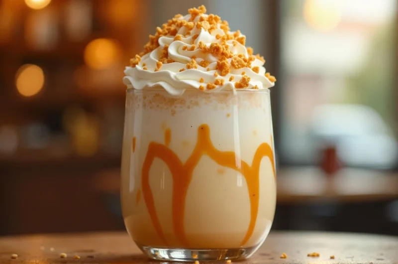 Caramel Ribbon Crunch Frappuccino