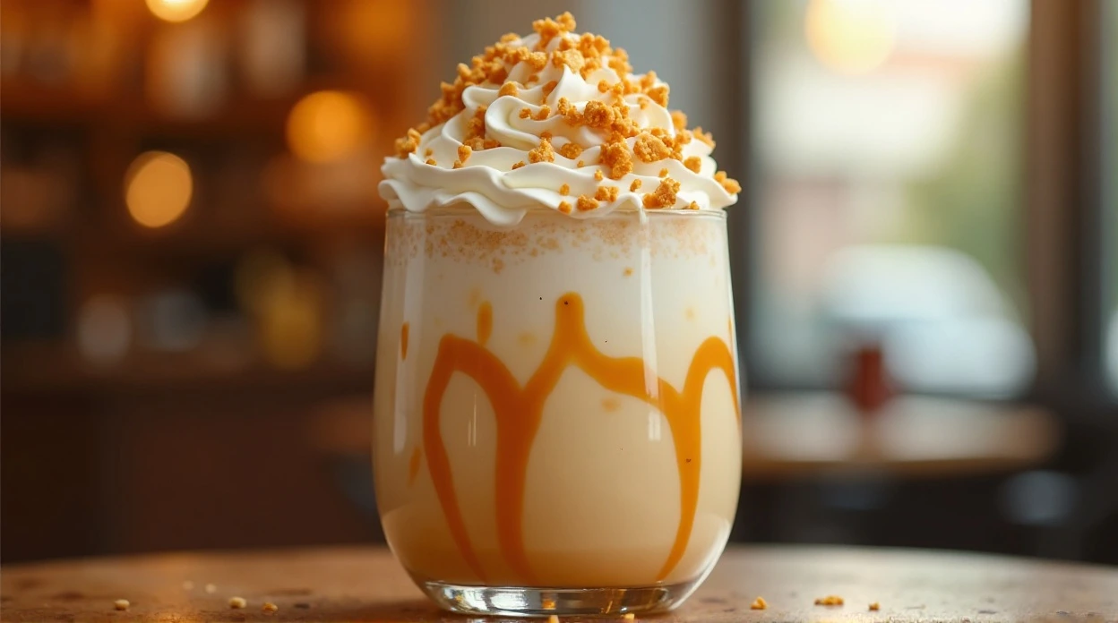 Caramel Ribbon Crunch Frappuccino