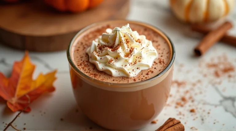 pumpkin spice hot chocolate