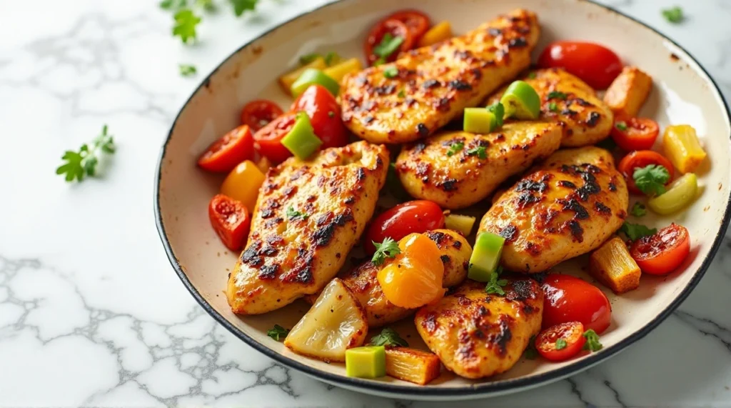 Sheet Pan Chicken Fajitas