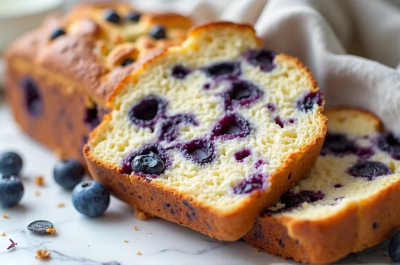 Blueberry Cream Cheese Loaf