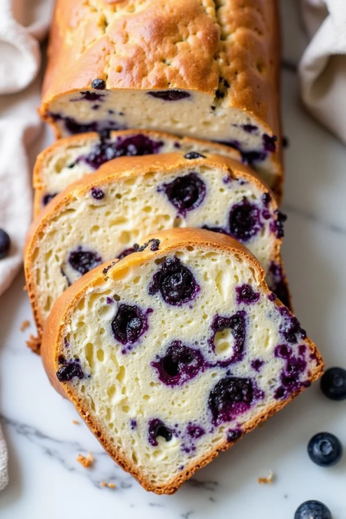 blueberry cream cheese loaf