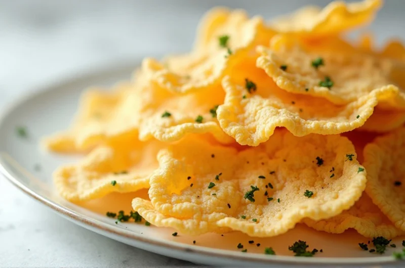 Cottage Cheese Chips Crispy, High-Protein Snack