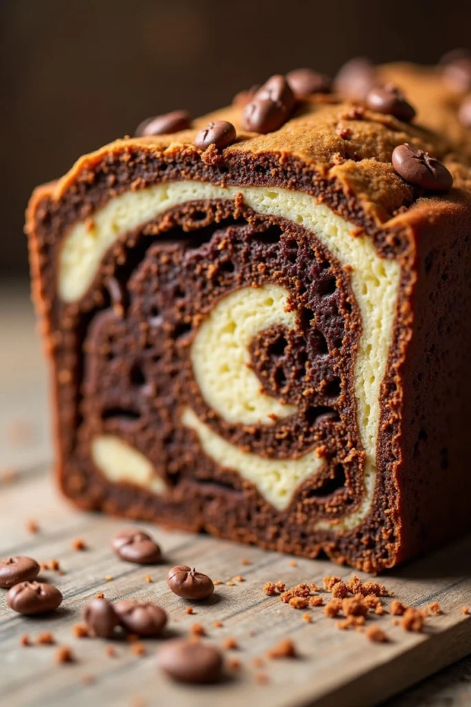 Loaf with a Chocolate Swirl