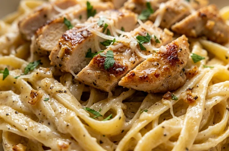 Creamy Garlic Parmesan Chicken Pasta Recipe (Ready in 30 Minutes)